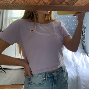 Champion cropped tee
